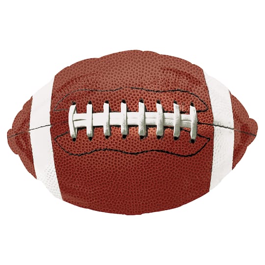 31&#x22; Game Time Football Shaped Mylar Balloon